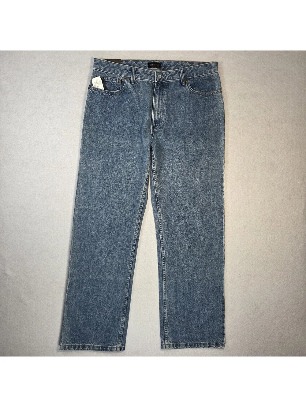 VTG Van Heusen Jeans Men's 36x32 Blue Cotton Denim Straight Leg Workwear Travel